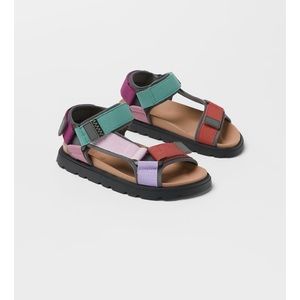 MULTICOLORED TECHNICAL SANDALS